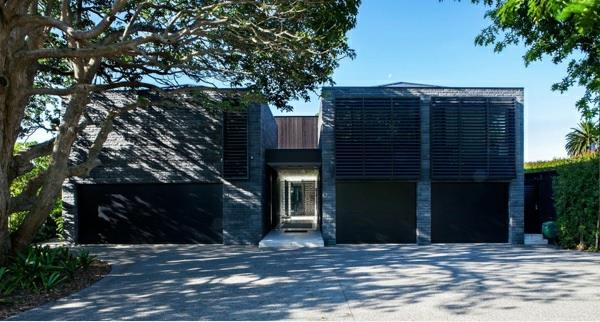 αρχιτεκτονική Νέα Ζηλανδία αρχιτεκτονικό σπίτι σχεδιασμός κήπου μπροστά με είσοδο