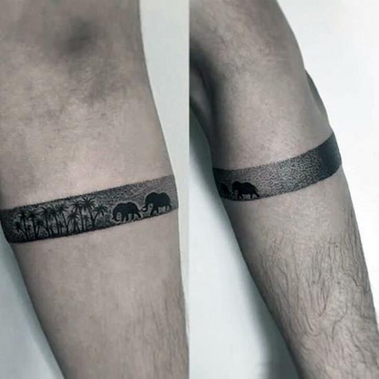βραχιόλι τατουάζ άνδρες αφρικά μοτίβα