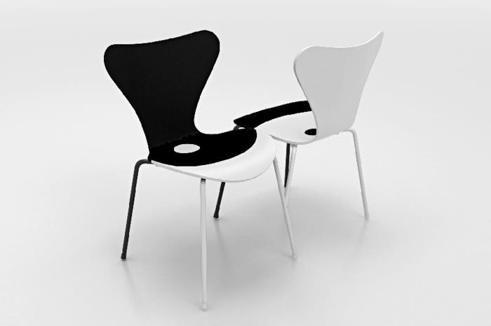 arne jacobsen σχεδιασμός καρέκλας jean nouvel