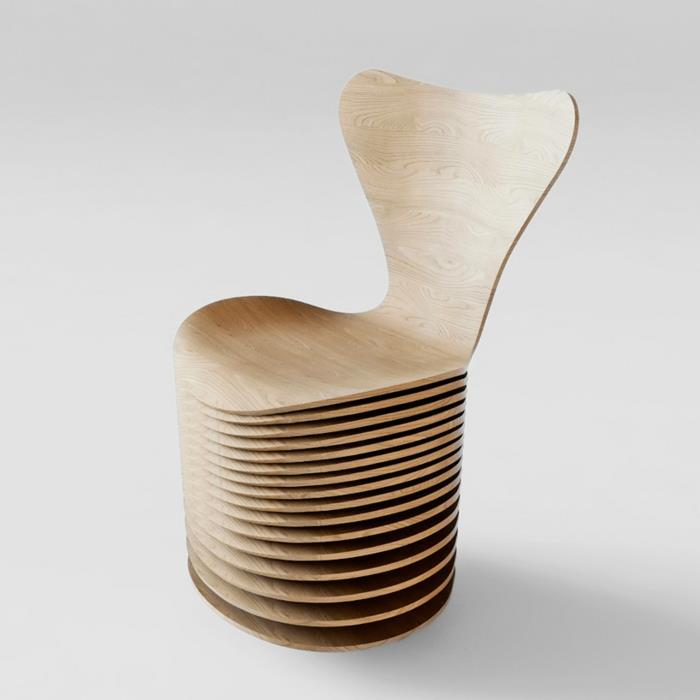 σειρά σχεδίασης καρέκλας arne jacobsen επτά επανερμηνεία