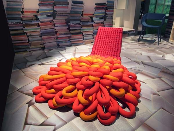 καρέκλες καρέκλες σχεδιαστών τέχνης με χαλί