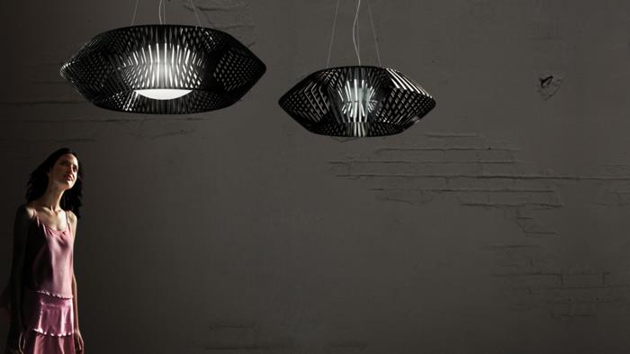 Arturo alvarez σχεδιαστής φώτα v κρεμαστό φώτα μαύρο σχέδιο σχεδίου