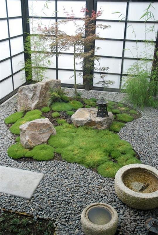 διακόσμηση ασιατικού στυλ ιαπωνικού κήπου φενγκ σούι
