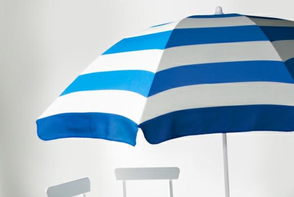 έπιπλα εξωτερικού χώρου στην παραλία ikea parasol ramsö
