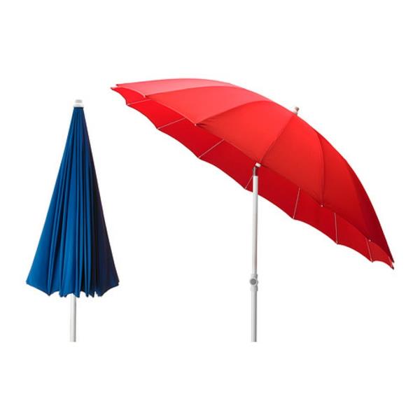 έπιπλα εξωτερικού χώρου στην παραλία ikea sunshade samsö μονόχρωμη