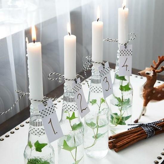 ασυνήθιστα στεφάνια έλευσης σκανδιναβικές χριστουγεννιάτικες διακοσμήσεις