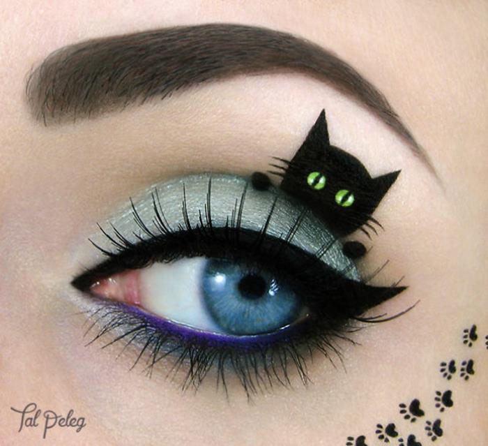 μακιγιάζ μακιγιάζ ματιών Tal Peleg μαύρη γάτα