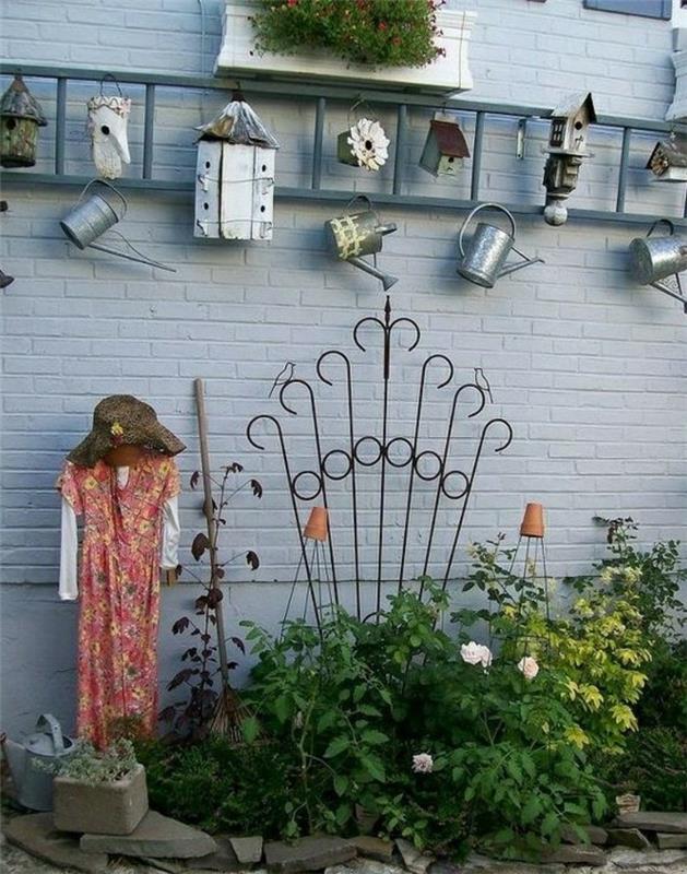 κάντε φανταχτερά διακοσμητικά κήπου μόνοι σας διακοσμήστε τον φράχτη του κήπου εκλεκτικά