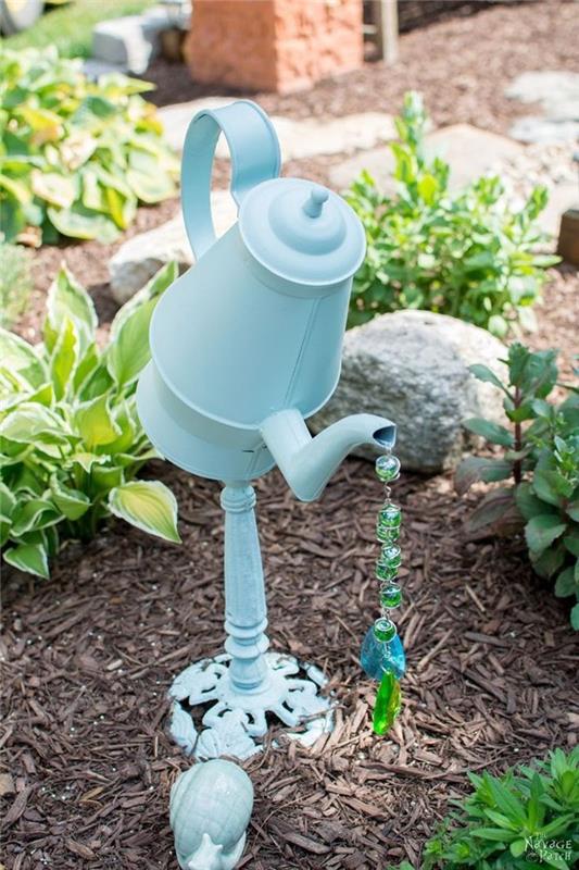 φτιάξτε μόνοι σας ασυνήθιστες διακοσμήσεις κήπου ιδέες ανακύκλωσης DIO ποτιστήρι