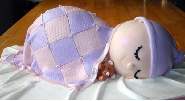 ασυνήθιστες τούρτες που εμπνέουν ιδέες κοιμισμένο παιδί