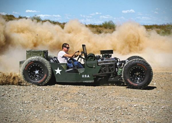 μοντέλα αυτοκινήτων αυτόματης πτήσης 1945 Willys Jeep Rat Rod hotrod