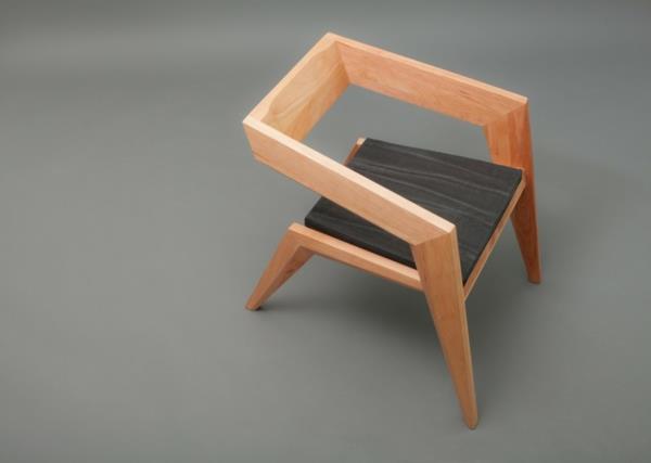πρωτοποριακή ξύλινη καρέκλα σχεδιάζει πρωτότυπο λειτουργικό