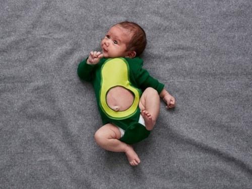αβοκάντο μωρό αποκριάτικο κοστούμι