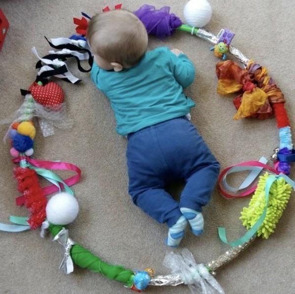 baby play αισθητήρες αψίδας hula hoop φτιάξτε μόνοι σας