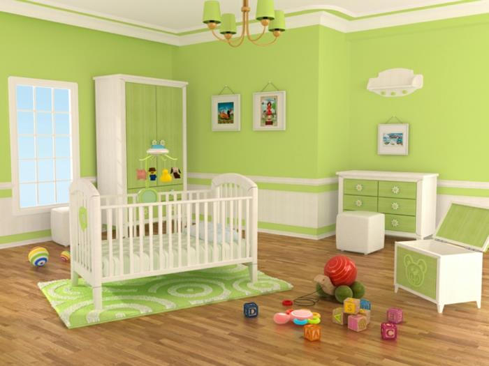 αγοράστε κρεβατάκι μωρού πράσινο τοίχο χαλί σχέδιο μωρού δωμάτιο