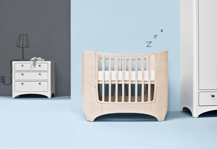 αγοράστε κρεβάτι μωρού mamanatural μοντέρνο σχεδιασμό μπλε βρεφικό δωμάτιο