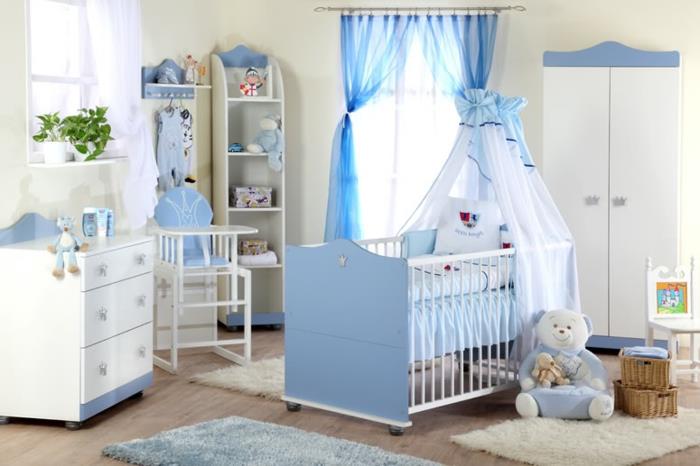 βρεφική κούνια σχεδιάζει ebay κρεβατάκι κρεβάτι βρεφικό δωμάτιο σχεδιάζει μπλε τόνους