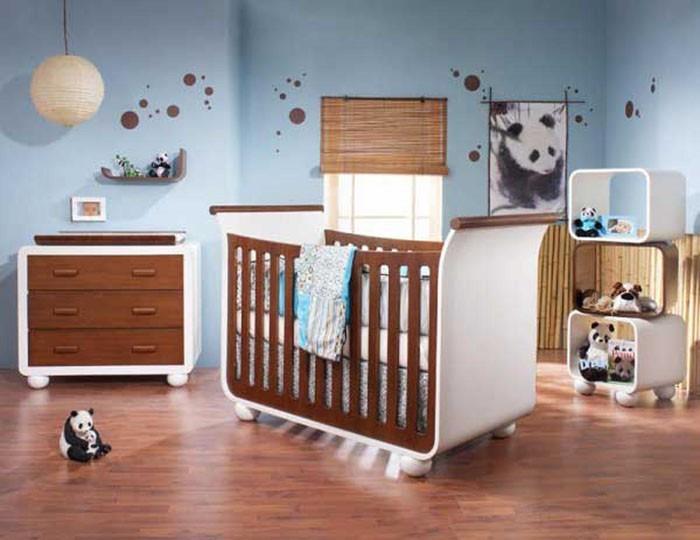 σχεδιασμός παιδικού δωματίου μωρό σετ panda