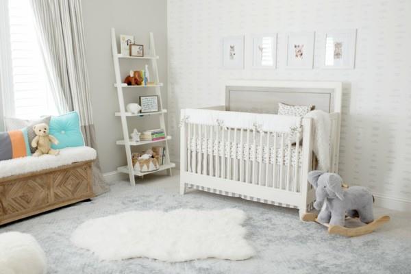 μωρό δωμάτιο αγόρι ιδέες ουδέτερο εσωτερικό σχέδιο φωτεινά χρώματα