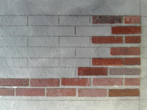 διακόσμηση τοίχου απομίμηση τοίχου από τούβλα, φτιάξτε μόνοι σας ψεύτικο τοίχο από τούβλα