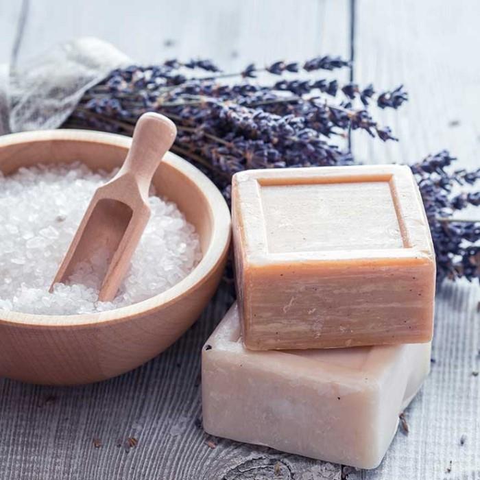 μπάνιο αλάτι φυσικό σαπούνι από βότανα