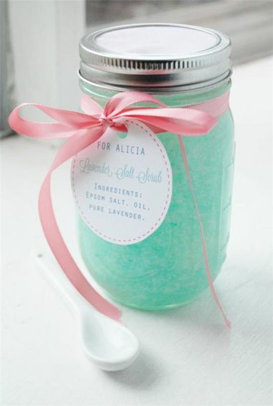 Φτιάξτε το δικό σας αλάτι μπέλα celadon πράσινη λεβάντα