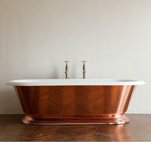 έπιπλα μπάνιου Drummonds ανεξάρτητη μπανιέρα χάλκινο χρώμα