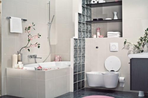 ιδέες διακόσμησης μπάνιου ρομαντισμός ιαπωνικής τεχνοτροπίας μπανιέρας