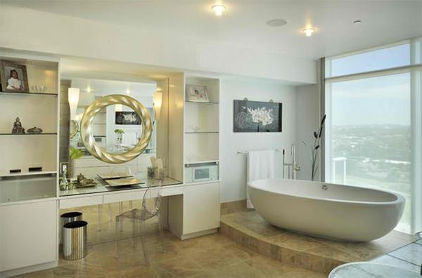 στρογγυλό καθρέφτη μπάνιου σχεδιασμός μπάνιου καθρέφτης μπάνιου στρογγυλή ανεξάρτητη μπανιέρα