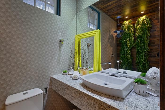 ιδέες επίπλωσης μπάνιου μοντέρνα βιώσιμα φυτά εσωτερικού χώρου μπάνιο