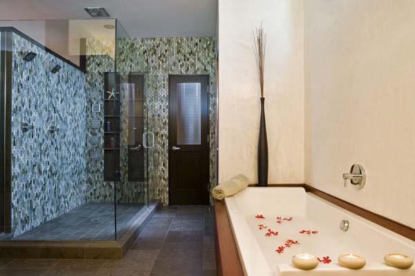 ιδέες εσωτερικού σχεδιασμού μπάνιου μπανιέρα ασιατικό στυλ