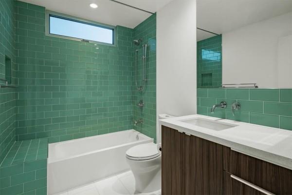 σχεδιασμός μπάνιου κυρίαρχο πράσινο