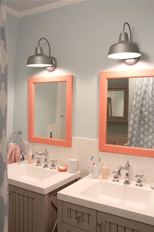 λαμπτήρες μπάνιου καθρέφτη φώτα τοίχου βιομηχανικό στυλ