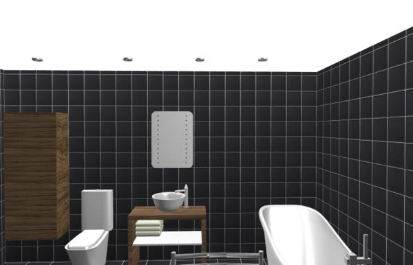 σχεδιαστής μπάνιου online 3d απεικόνιση σχεδιαστής μπάνιου