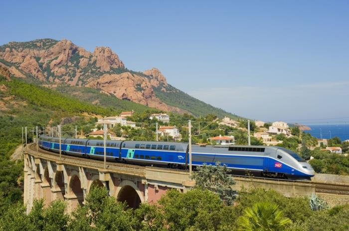 σιδηροδρομικά ταξίδια Ευρώπη τρένο ταξίδι νότια της Γαλλίας