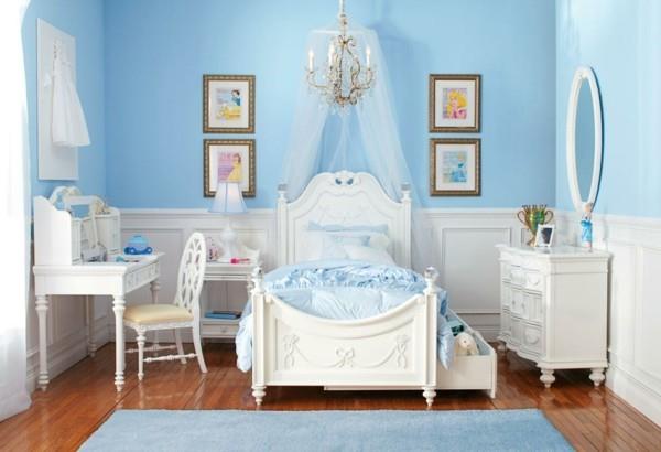 θόλος παιδικό δωμάτιο ρομαντική ατμόσφαιρα κοριτσιών δωμάτιο γαλάζιοι τοίχοι