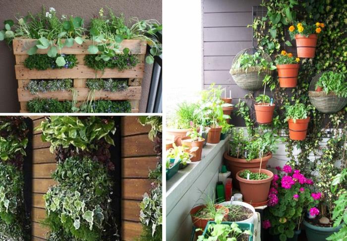 σχεδιασμός μπαλκονιού έπιπλα μπαλκόνι diy ιδέες κάθετες κηπουρικές γλάστρες ευρώ παλέτα