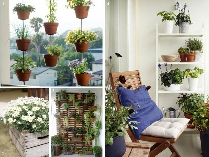 συμβουλές σχεδιασμού μπαλκονιού μπαλκόνια φυτά μπαλκόνι έπιπλα λουλουδιών ράφια