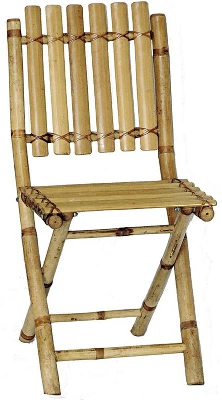 έπιπλα από μπαμπού πτυσσόμενη καρέκλα από ξύλο μπαμπού