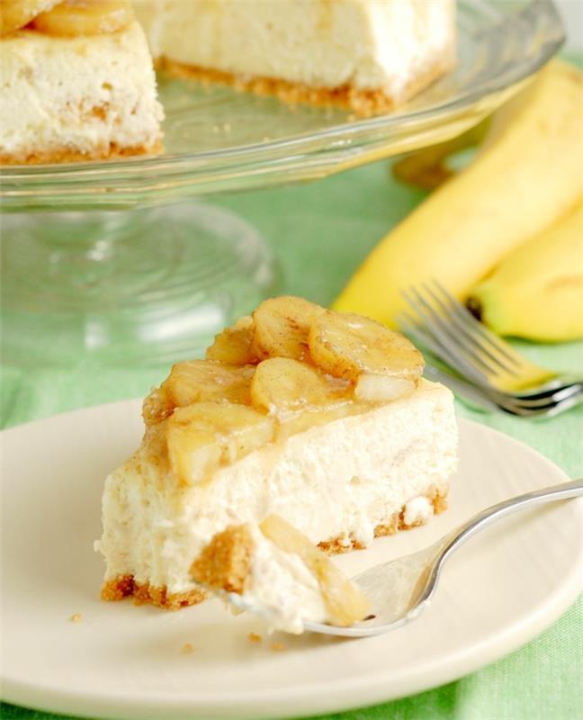 Bήστε το cheesecake μπανάνας για το καλοκαίρι