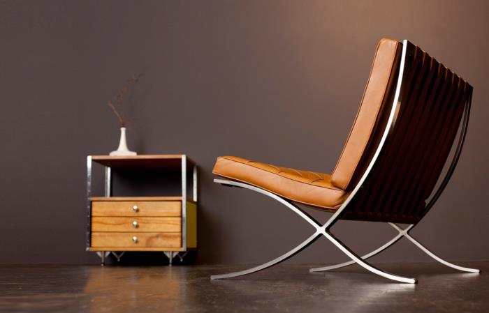 σχεδιαστής καρέκλας barcelona Ludwig Mies van der Rohe