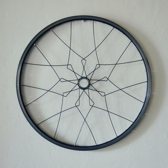 upcycling ιδέες tinkering ιδέες deco ιδέες diy ιδέες επίπλωση παραδείγματα ποδήλατο πλαϊνή ρόδα