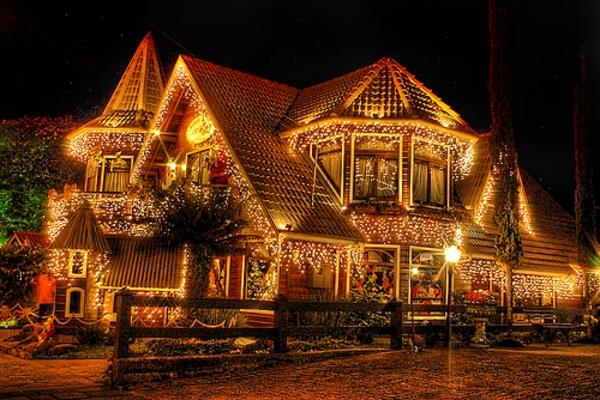 διακόσμηση φώτα ιδέες χειροτεχνίας σπιτιού για παράθυρα Χριστούγεννα
