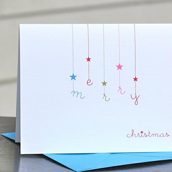 μπερδεμένες ιδέες για τα Χριστούγεννα κάνοντας τις χριστουγεννιάτικες κάρτες πολύ απλές