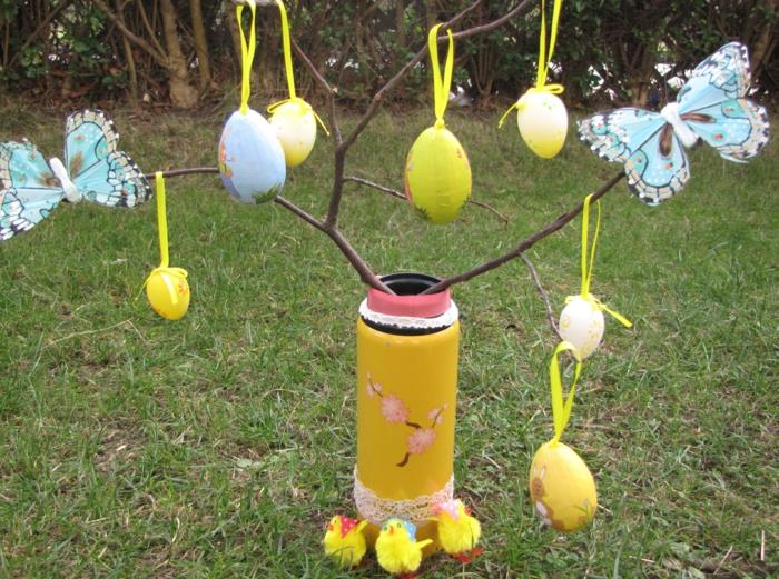 tinker ιδέες πασχαλινές ιδέες διακόσμησης κήπου κρεμασμένα πασχαλινά αυγά