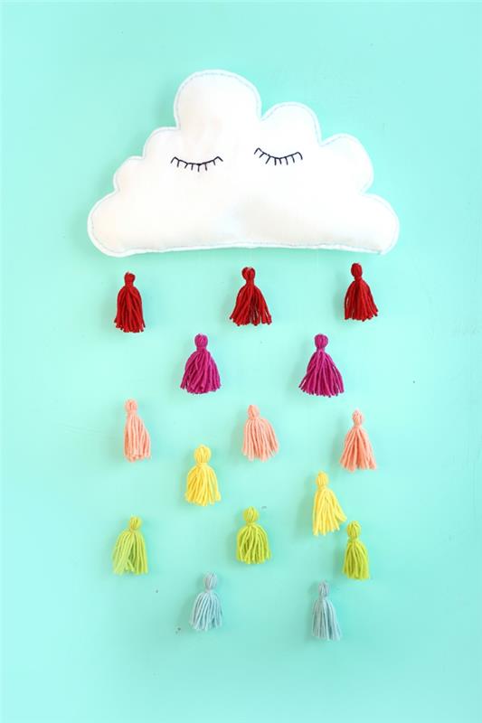 Φτιάξτε μόνη σας ιδέες διακόσμησης DIY IDeen bobble tassel drop