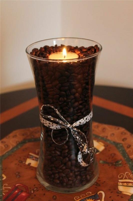 τσίμπημα με κόκκους καφέ φτιάξτε μόνοι σας αρωματικά κεριά