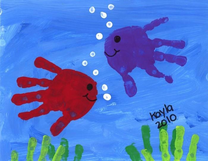 tinker with children δημιουργικές ιδέες για μπερδέματα με αποτυπώματα χεριών για νήπια