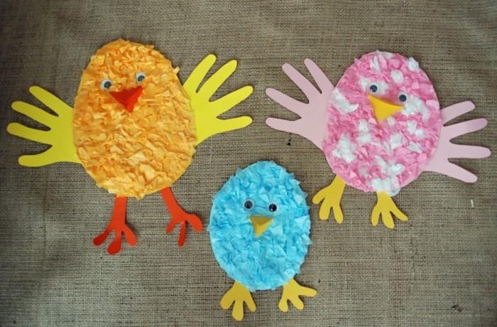 χειροτεχνίες με παιδιά Πασχαλινά χαριτωμένα πασχαλινά κοτόπουλα