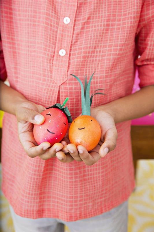 χειροτεχνίες με παιδιά ιδέες ζωγραφικής πασχαλινών αυγών